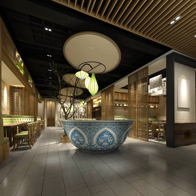 restaurant teahouse cafe drinks clubhouse 168 3D 模型 .c4d .max .obj .3ds .fbx .stl .blend 