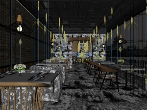 restaurant teahouse cafe drinks clubhouse 168 3D 模型