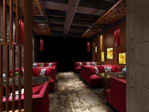restaurant teahouse cafe drinks clubhouse 169 3D Model