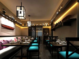 restaurant teahouse cafe drinks clubhouse 170 Modello 3D