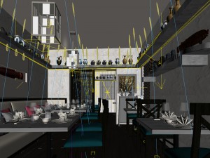 restaurant teahouse cafe drinks clubhouse 170 3D 모델