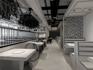 restaurant teahouse cafe drinks clubhouse 171 3D 模型