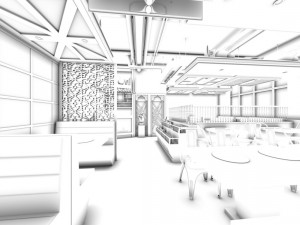 restaurant teahouse cafe drinks clubhouse 171 3D 模型