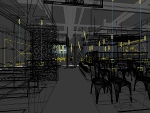 restaurant teahouse cafe drinks clubhouse 171 3D 模型