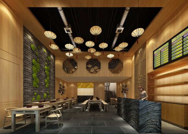 restaurant teahouse cafe drinks clubhouse 172 3D Model .c4d .max .obj .3ds .fbx .stl .blend 