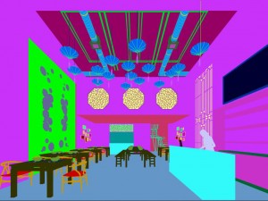restaurant teahouse cafe drinks clubhouse 172 3D Model