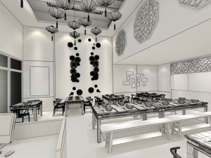 restaurant teahouse cafe drinks clubhouse 172 3D Model