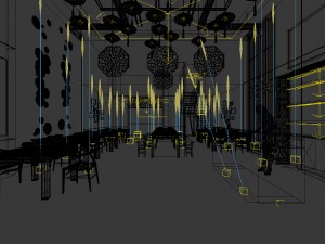 restaurant teahouse cafe drinks clubhouse 172 3D Model