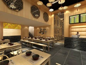 restaurante casa de ch&aacute; caf&eacute; bebidas clube 172 Modelo 3D