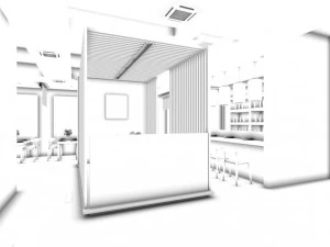 restaurant teahouse cafe drinks clubhouse 173 3D Model