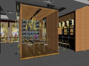 restaurant teahouse cafe drinks clubhouse 173 Modelo 3D