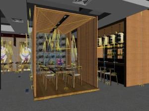 restaurant teahouse cafe drinks clubhouse 173 3D Model