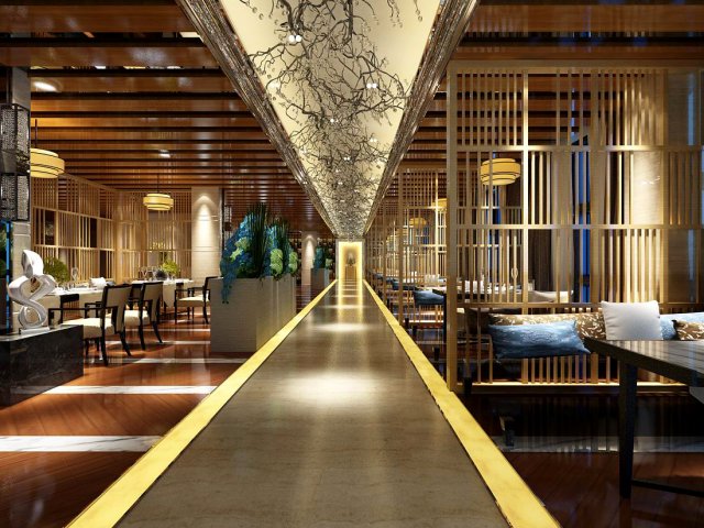 restaurant teahouse cafe drinks clubhouse 174 3D 模型 .c4d .max .obj .3ds .fbx .stl .blend 