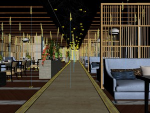 restaurant teahouse cafe drinks clubhouse 174 3D 模型