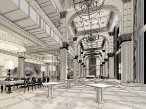 restaurant teahouse cafe drinks clubhouse 175 3D Model