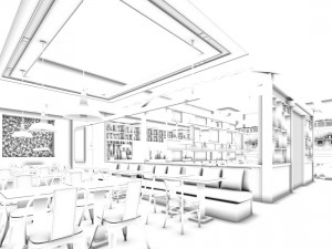 restaurant teahouse cafe drinks clubhouse 176 3D Model