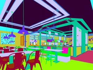 restaurant teahouse cafe drinks clubhouse 176 3D Model