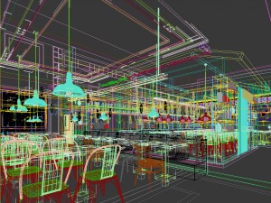 restaurant teahouse cafe drinks clubhouse 176 3D Model