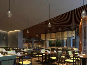 restaurante casa de chá café bebidas clube 178 Modelo 3D