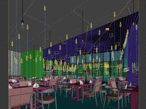 restaurant teahouse cafe drinks clubhouse 178 3D Model