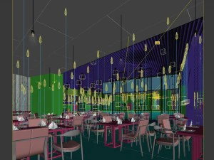 restaurant teahouse cafe drinks clubhouse 178 3D Model