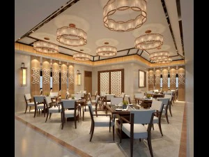 restaurante casa de chá café bebidas clube 179 Modelo 3D