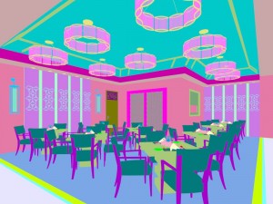 restaurant teahouse cafe drinks clubhouse 179 Modèle 3D