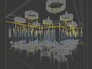restaurant teahouse cafe drinks clubhouse 179 3D Model