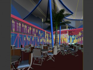 restaurant teahouse cafe drinks clubhouse 180 3D Модель