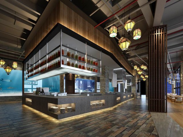 restaurant teahouse cafe drinks clubhouse 181 3D Модель .c4d .max .obj .3ds .fbx .stl .blend 