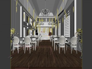restaurant teahouse cafe drinks clubhouse 182 3D Модель