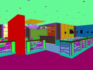 restaurant teahouse cafe drinks clubhouse 183 3D Model