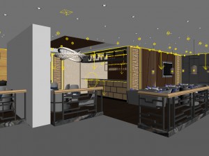 restaurant teahouse cafe drinks clubhouse 183 3D Model