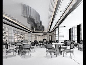 restaurant teahouse cafe drinks clubhouse 184 3D 模型
