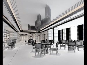 restaurant teahouse cafe drinks clubhouse 184 3D Модель