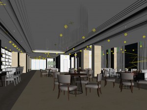 restaurant teahouse cafe drinks clubhouse 184 3D Модель