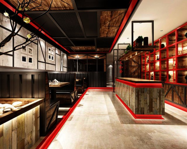 restaurant teahouse cafe drinks clubhouse 185 Modelo 3D .c4d .max .obj .3ds .fbx .stl .blend 