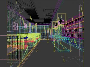 restaurante casa de t&eacute; cafeter&iacute;a bebidas casa club 185 Modelo 3D