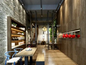 restaurante casa de chá café bebidas clube 186 Modelo 3D