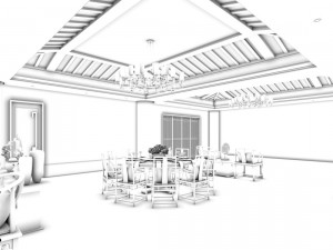 restaurant teahouse cafe drinks clubhouse 188 3D 모델