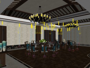 restaurant teahouse cafe drinks clubhouse 188 3D 모델