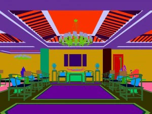 restaurante casa de ch&aacute; caf&eacute; bebidas clube 188 Modelo 3D