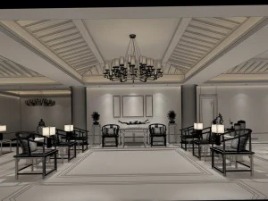 restaurante casa de ch&aacute; caf&eacute; bebidas clube 188 Modelo 3D