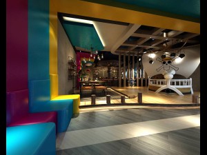 restaurant teahouse cafe drinks clubhouse 190 Modelo 3D