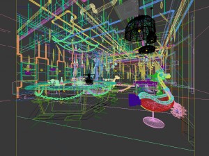 restaurant teahouse cafe drinks clubhouse 190 Modelo 3D