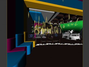 restaurant teahouse cafe drinks clubhouse 190 Modelo 3D