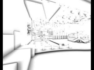 餐厅 茶馆 咖啡厅 饮品 会所 190 3D 模型