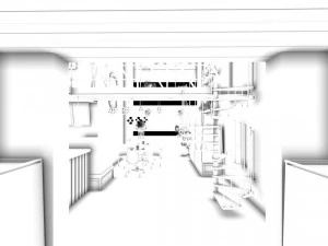 restaurant teahouse cafe drinks clubhouse 191 3D Model