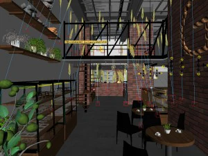 restaurant teahouse cafe drinks clubhouse 191 3D Model