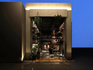 restaurant teahouse cafe drinks clubhouse 191 3D Model